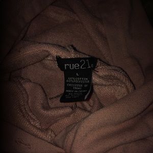 Pink cropped holy sweater